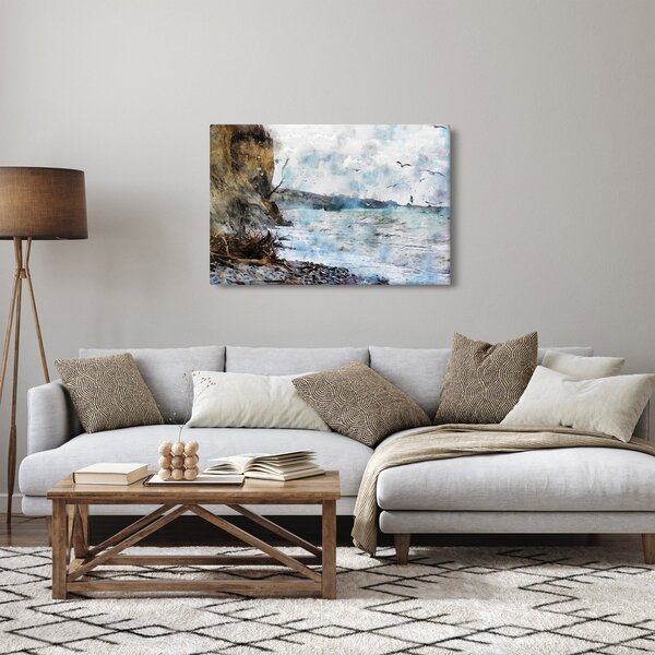 Kép - Zátony, akvarell (90x60 cm)
