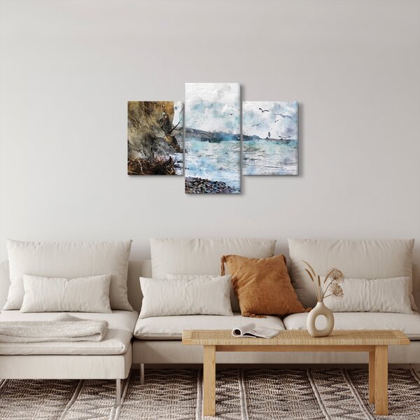Kép - Zátony, akvarell (90x60 cm)