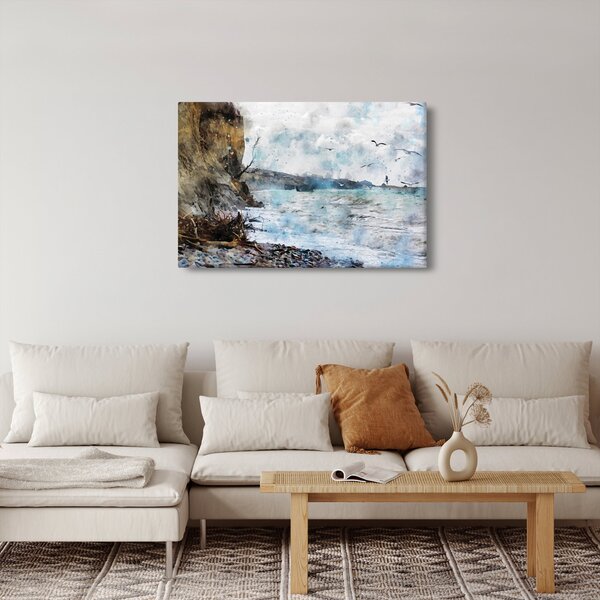 Kép - Zátony, akvarell (90x60 cm)