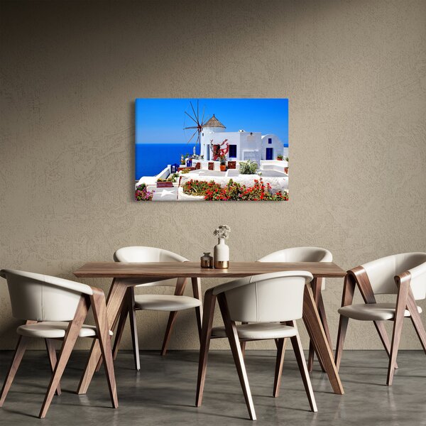 Kép - Kis ház Görögországban (90x60 cm)