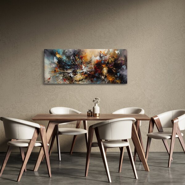 Kép - Absztrakt grafika (120x50 cm)