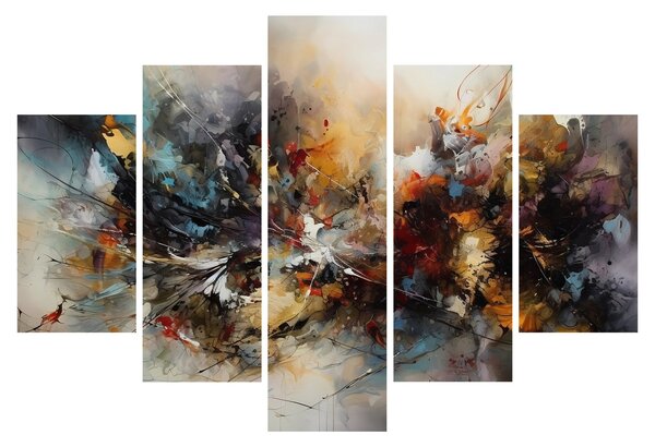 Kép - Absztrakt grafika (150x105 cm)