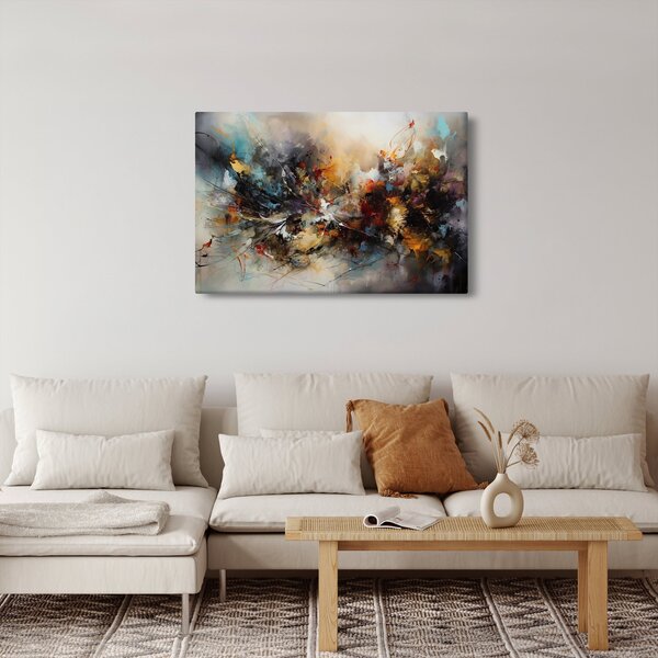 Kép - Absztrakt grafika (90x60 cm)