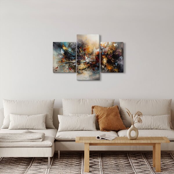 Kép - Absztrakt grafika (90x60 cm)