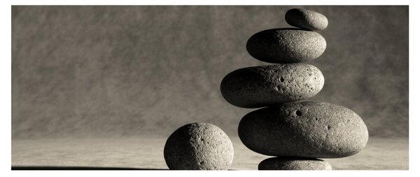 Kép - Szürke kövek (120x50 cm)