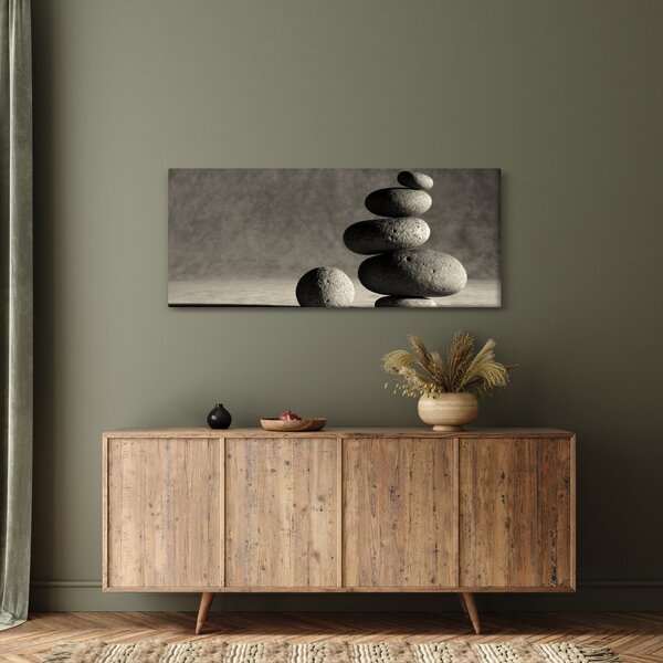 Kép - Szürke kövek (120x50 cm)