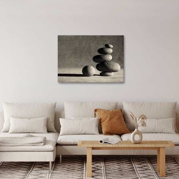 Kép - Szürke kövek (70x50 cm)