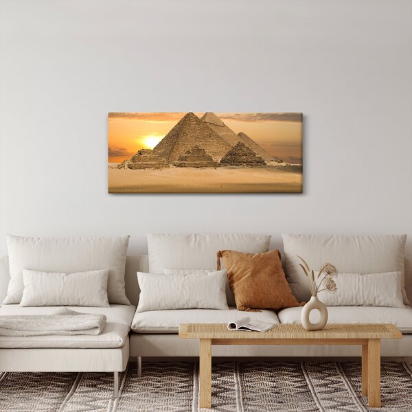 Kép - Piramisok (120x50 cm)