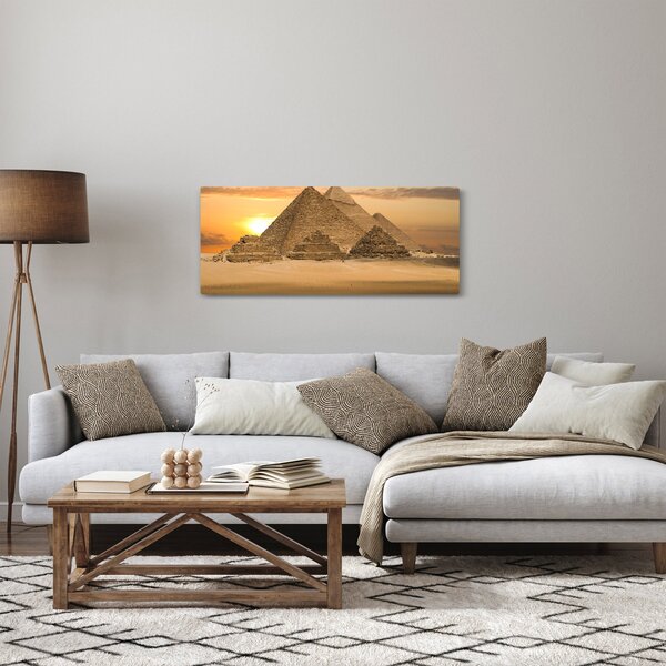Kép - Piramisok (120x50 cm)
