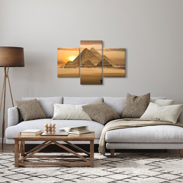 Kép - Piramisok (90x60 cm)