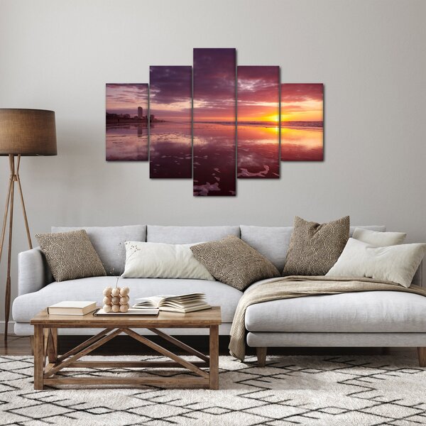 Kép - Strand naplementében (150x105 cm)
