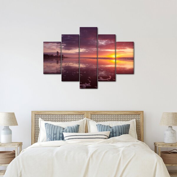 Kép - Strand naplementében (150x105 cm)