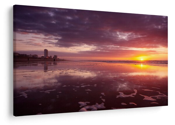 Kép - Strand naplementében (90x60 cm)