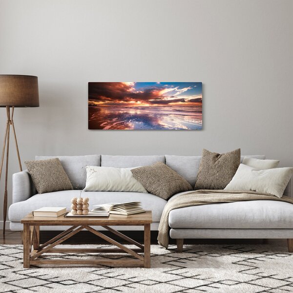 Kép - Esti strand (120x50 cm)