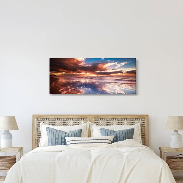 Kép - Esti strand (120x50 cm)