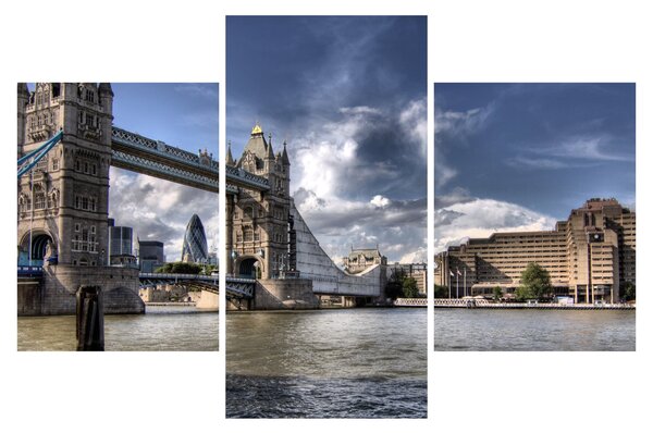 Kép - Tower Bridge Londonban (90x60 cm)