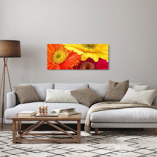 Kép - Virágok Gerbery (120x50 cm)