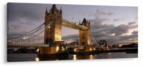 Kép - Tower Bridge éjszaka (120x50 cm)
