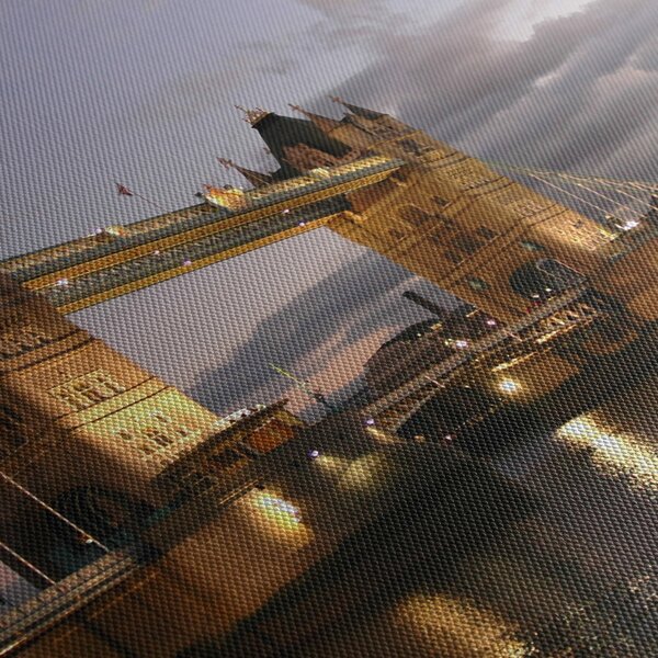 Kép - Tower Bridge éjszaka (120x50 cm)