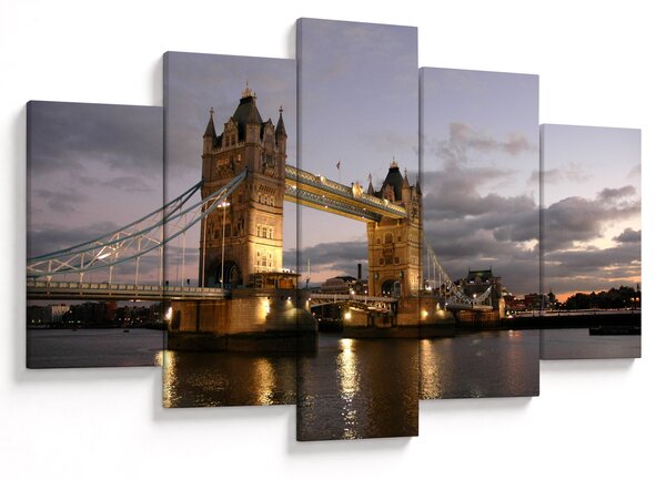 Kép - Tower Bridge éjszaka (150x105 cm)