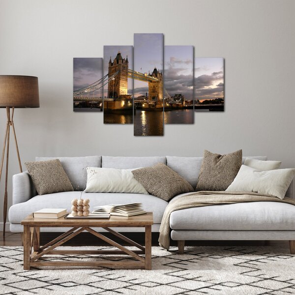 Kép - Tower Bridge éjszaka (150x105 cm)