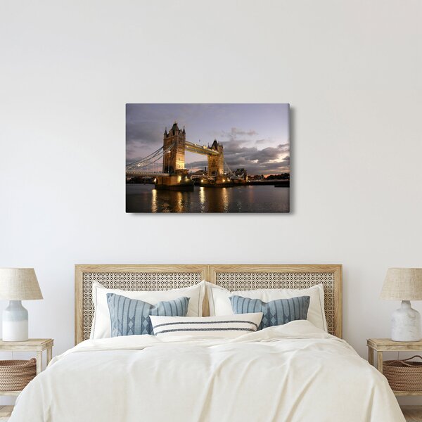 Kép - Tower Bridge éjszaka (90x60 cm)