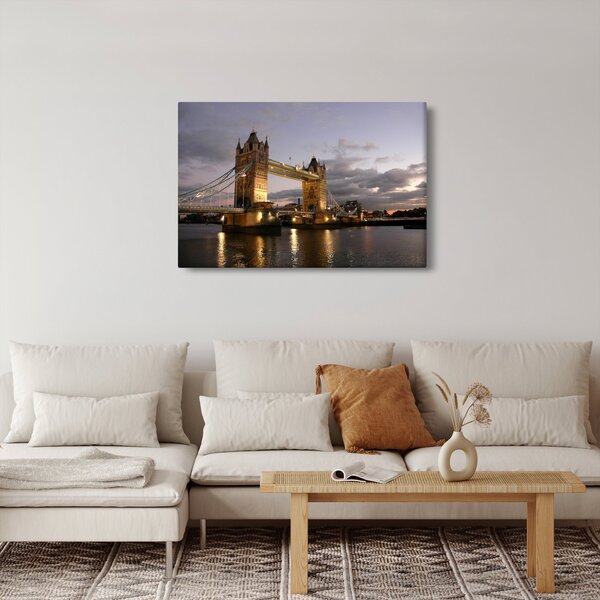 Kép - Tower Bridge éjszaka (90x60 cm)