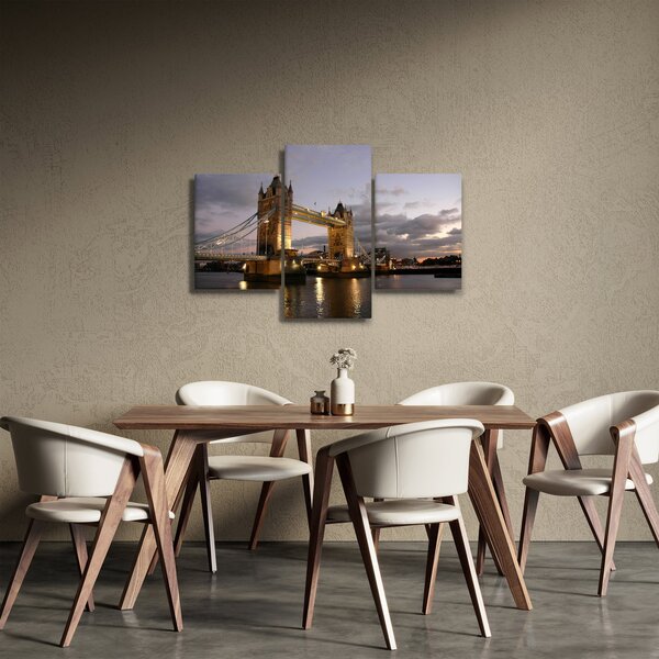Kép - Tower Bridge éjszaka (90x60 cm)