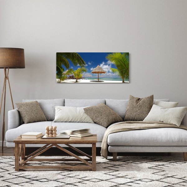 Kép - Fehér homokos strand (120x50 cm)