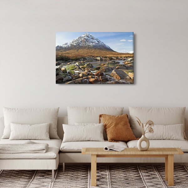 Kép - Hegy a folyóval (90x60 cm)