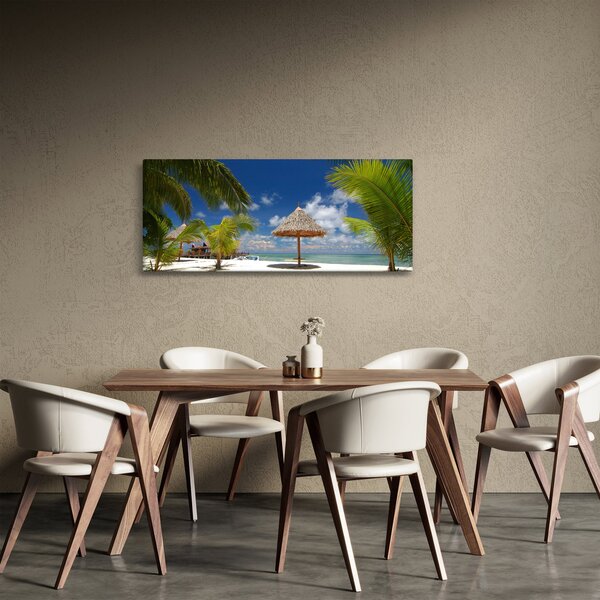 Kép - Fehér homokos strand (120x50 cm)