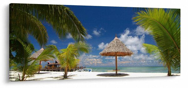 Kép - Fehér homokos strand (120x50 cm)
