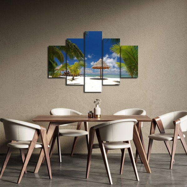 Kép - Fehér homokos strand (150x105 cm)