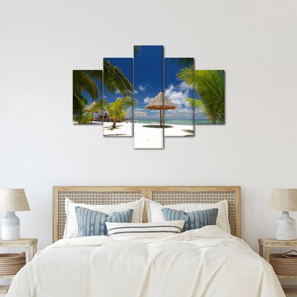 Kép - Fehér homokos strand (150x105 cm)