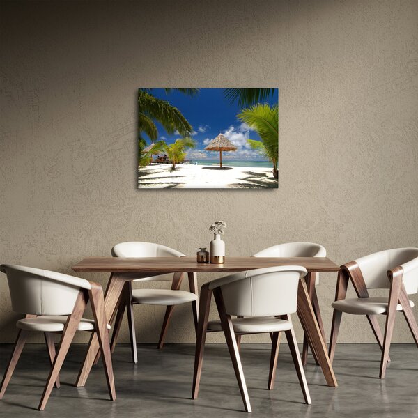 Kép - Fehér homokos strand (70x50 cm)