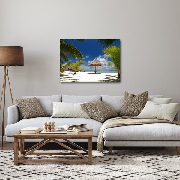 Kép - Fehér homokos strand (70x50 cm)