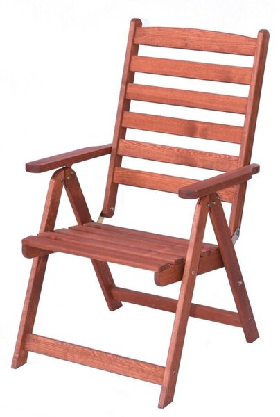 ROJAPLAST SORRENTO fenyőfából készült összecsukható kerti szék
