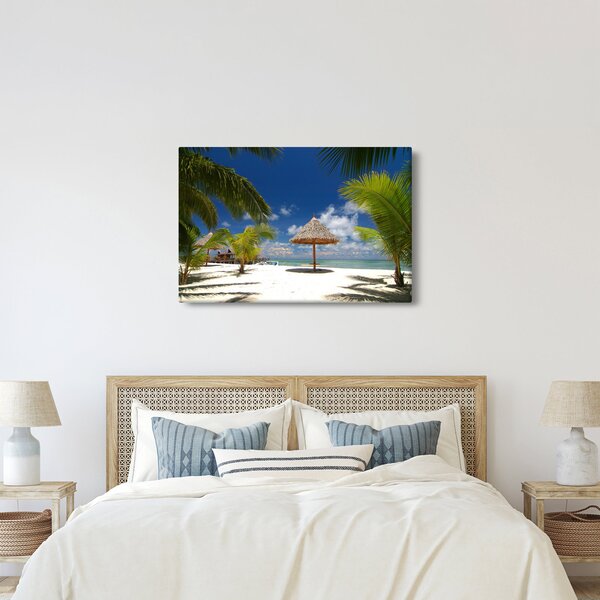 Kép - Fehér homokos strand (90x60 cm)