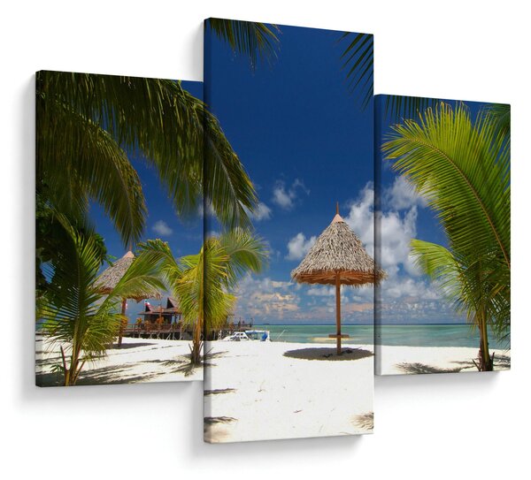 Kép - Fehér homokos strand (90x60 cm)