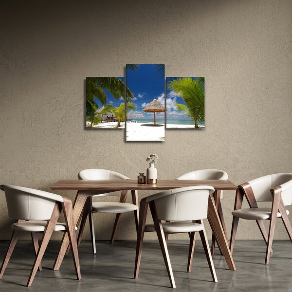 Kép - Fehér homokos strand (90x60 cm)