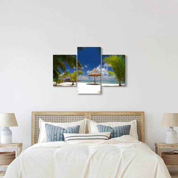 Kép - Fehér homokos strand (90x60 cm)