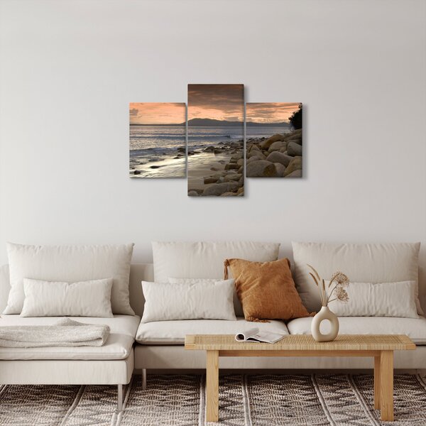 Kép - Tenger és hegyek (90x60 cm)