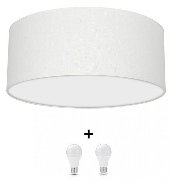 Milagro ALBION fehér mennyezeti lámpa (MLP7509) 2x E27 + ajándék LED izzók