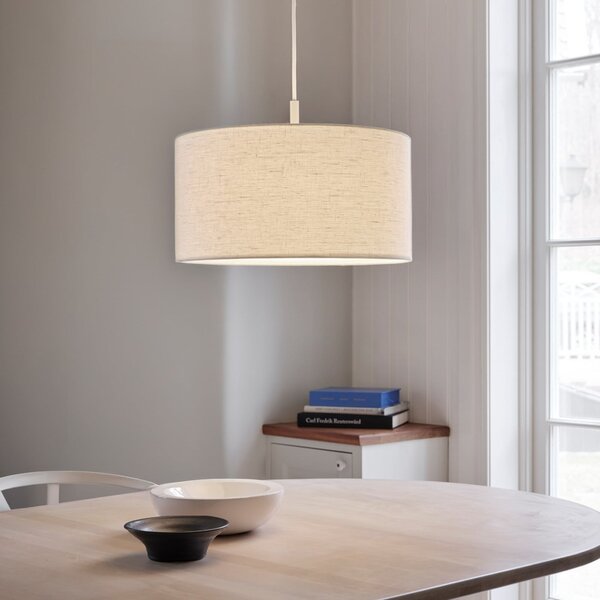 Függőlámpa Belid, Soft, dimmable, Nappali, Szövet / Textília, Skandináv