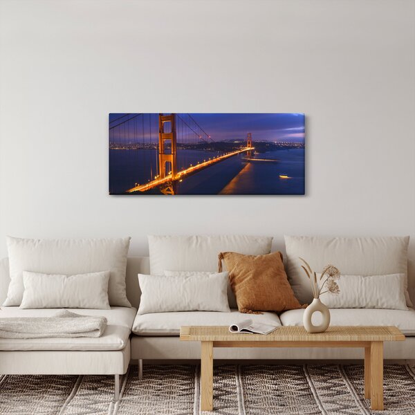 Kép - Golden Gate híd (120x50 cm)