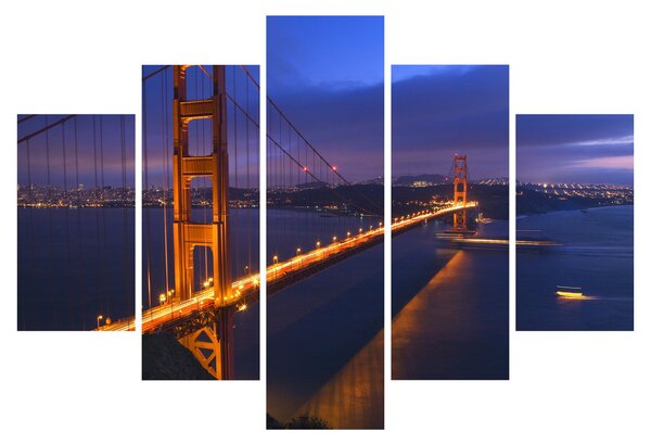 Kép - Golden Gate híd (150x105 cm)