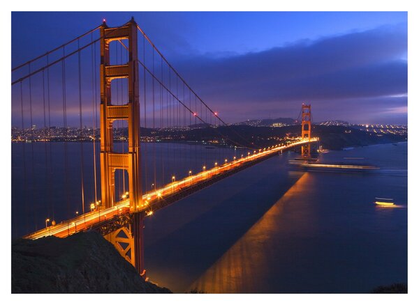 Kép - Golden Gate híd (70x50 cm)