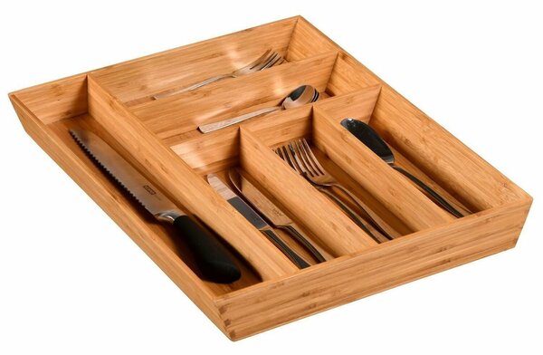 Kesper 58087 Bambusz komód, 6 rekeszes, 35 x 4 3 x5 cm, 35 x 4 3 x 5 cm