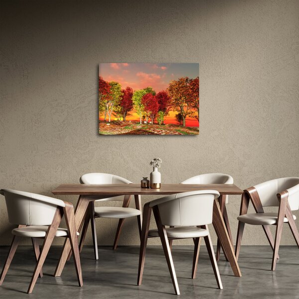 Kép - Színes fák (70x50 cm)