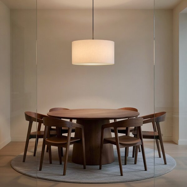 Függőlámpa Belid, Soft, dimmable, Nappali, Szövet / Textília, Skandináv